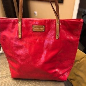 Hot Pink Kate Spade Tote LIKE NEW!